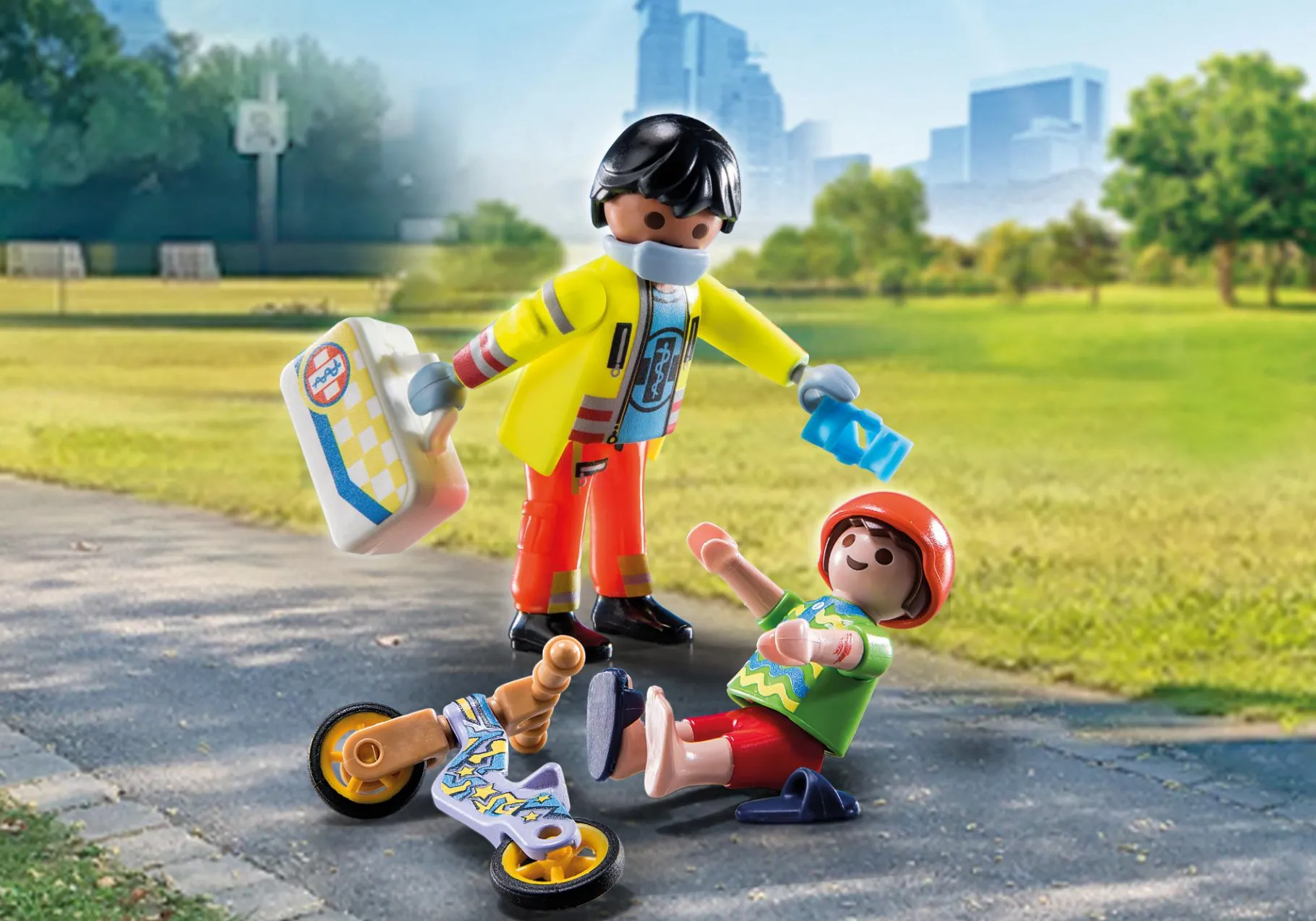 Sanitäter mit Patient-PLAYMOBIL Discount