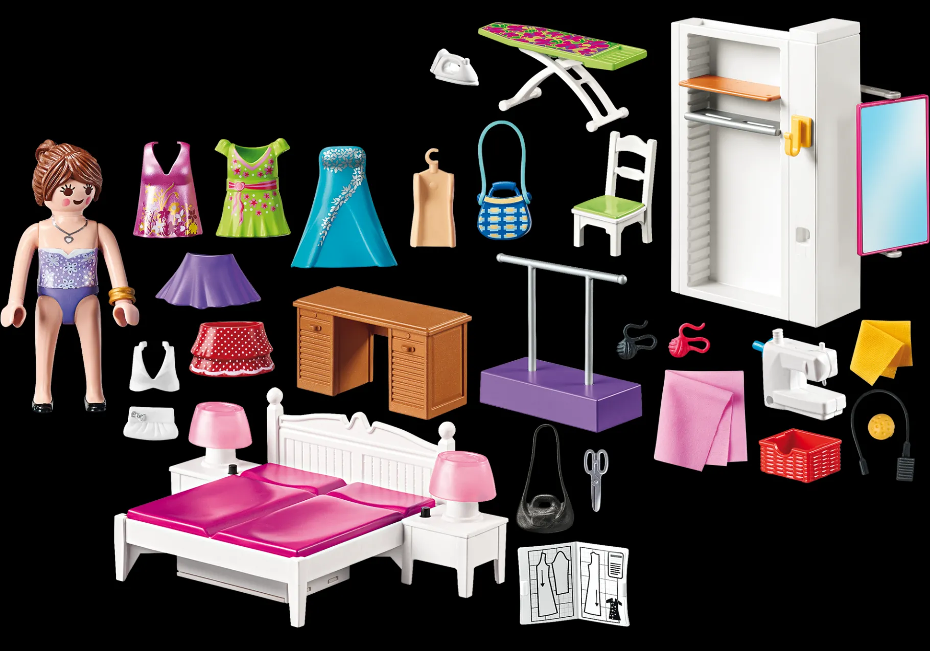 Schlafzimmer mit Nähecke-PLAYMOBIL Cheap
