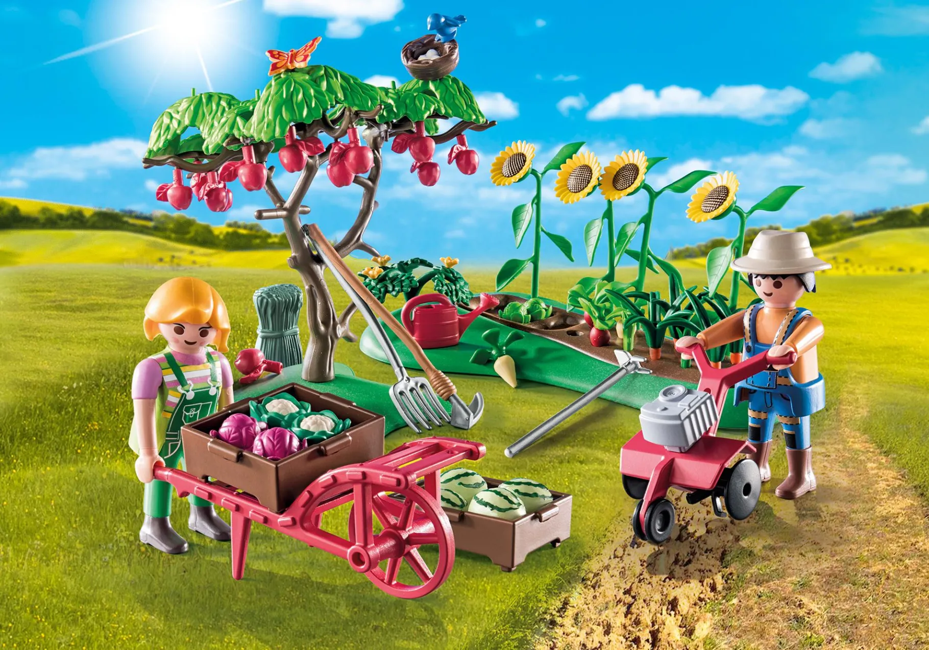 Starter Pack Bauernhof Gemüsegarten-PLAYMOBIL Store