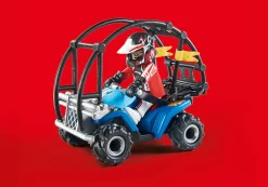 Starter Pack Stuntshow Quad mit Feuerrampe-PLAYMOBIL Shop