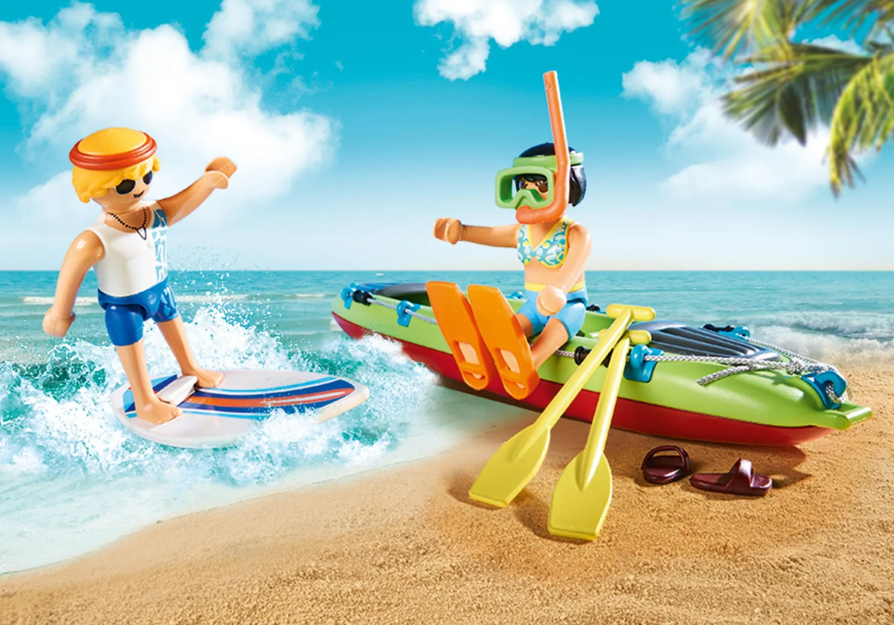 Strandauto mit Kanuanhänger-PLAYMOBIL Sale