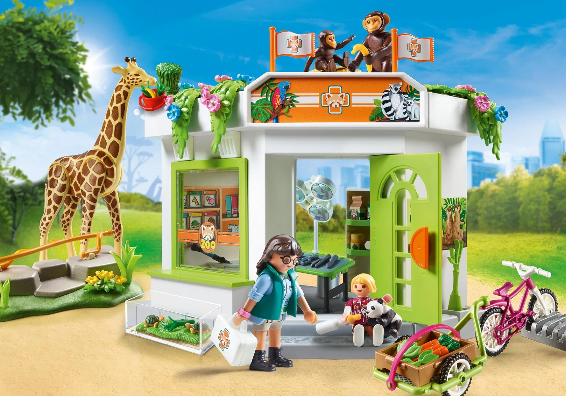 Tierarztpraxis im Zoo-PLAYMOBIL Cheap