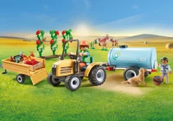 Traktor mit Anhänger und Wassertank-PLAYMOBIL Online