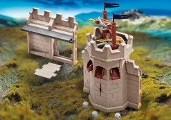 Turmerweiterung mit Steinabwurf für die Große Burg von Novelmore-PLAYMOBIL New