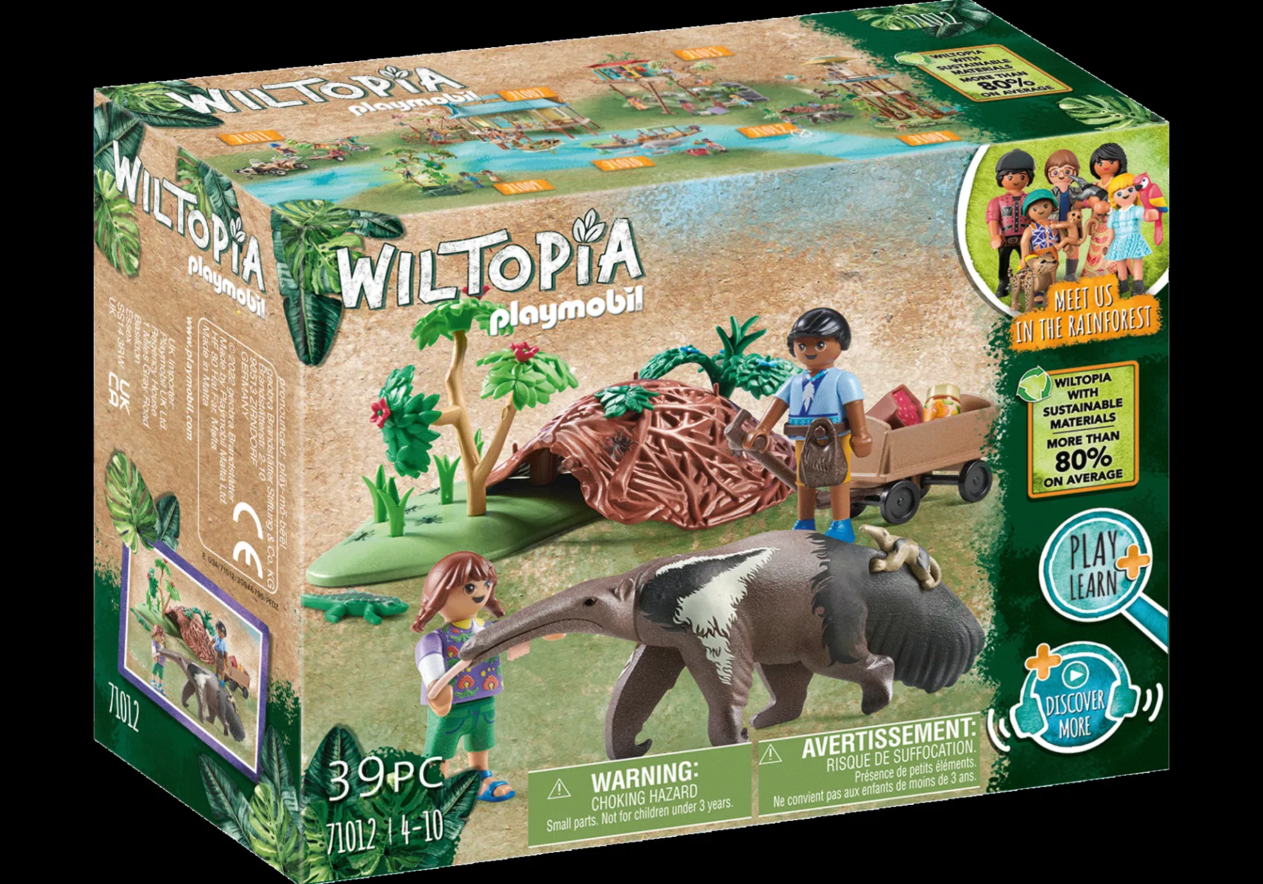 Wiltopia - Ameisenbärpflege-PLAYMOBIL Discount