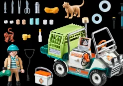 Zoo-Tierarzt mit Fahrzeug-PLAYMOBIL New