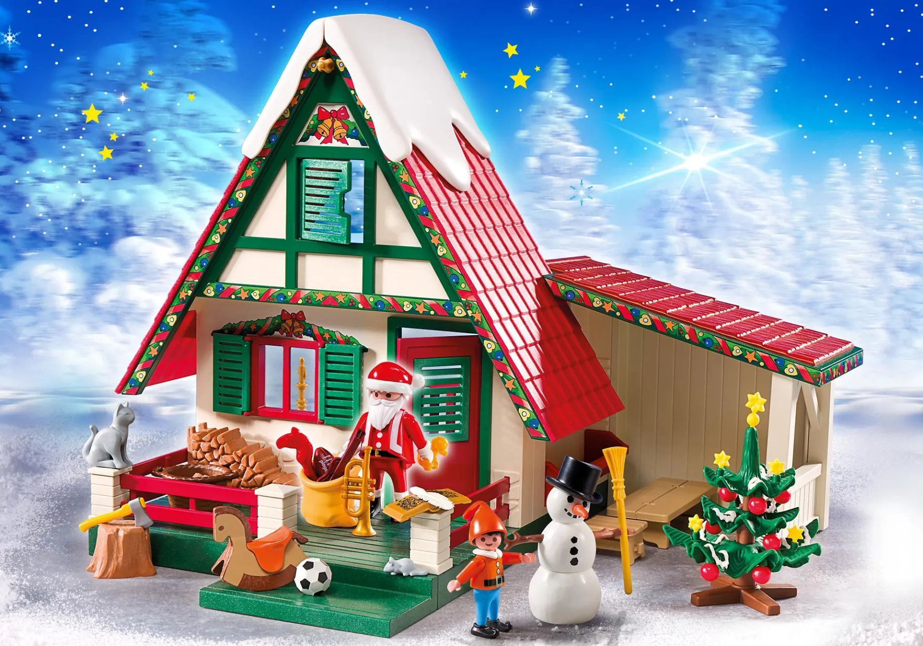Zuhause beim Weihnachtsmann-PLAYMOBIL Cheap