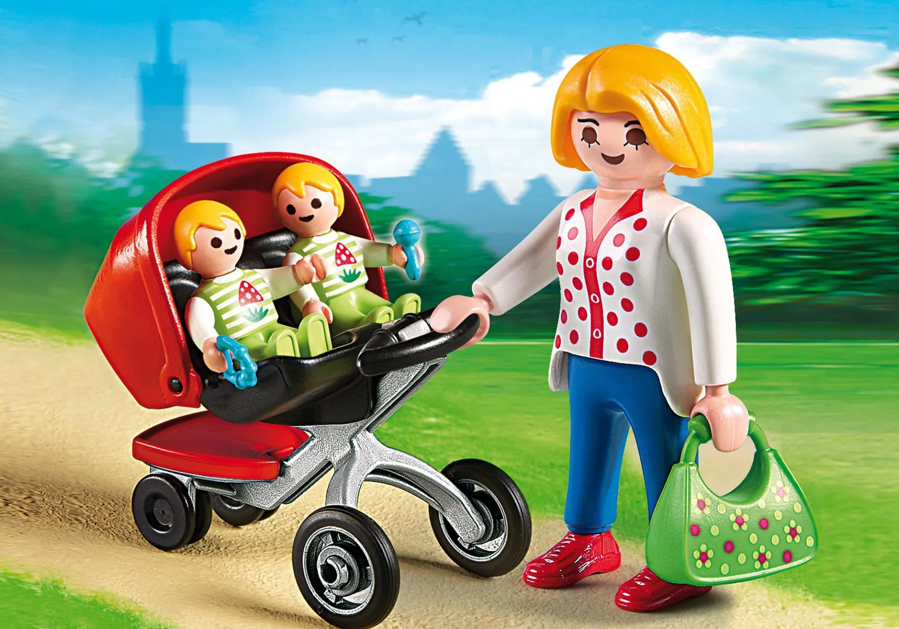 Zwillingskinderwagen-PLAYMOBIL Flash Sale